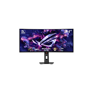 ASUS ROG Strix XG34WCDMTG 34" Ultrawide UWQHD 240Hz QD-OLED - Google TV,USB-C 90W PD $733.59