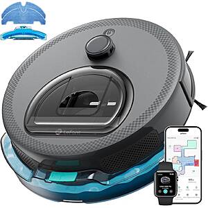 Lefant M330 Pro Robot Vacuum and Mop 6000Pa Suction Smart Mapping Self-Emptying Gray $89.99 + Free Shipping