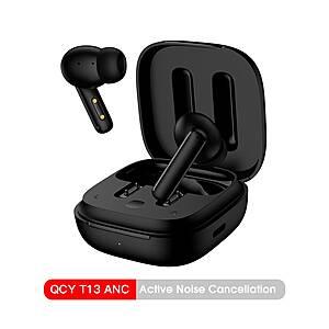 QCY T13 ANC Wireless Earphones Bluetooth 5.3 TWS Noise Cancellation Black $15.54 + Free Shipping