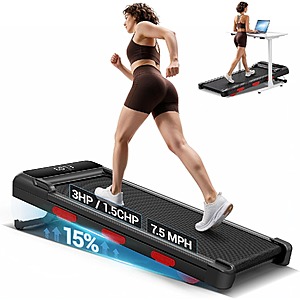 LONTEK X9FS Walking Pad with 15% Auto Incline & Remote Control $179.99 + Free Shipping