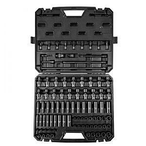 90-Pc VEVOR 3/8" Drive Impact Socket Set (Metric & SAE) $67.65 + Free S&H