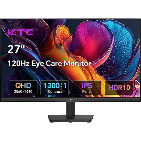 KTC - H27D9 27" 1440P 100Hz/120Hz IPS | Adaptive-Sync, 99% sRGB, HDR10, 2xHDMI/DP - $99.99
