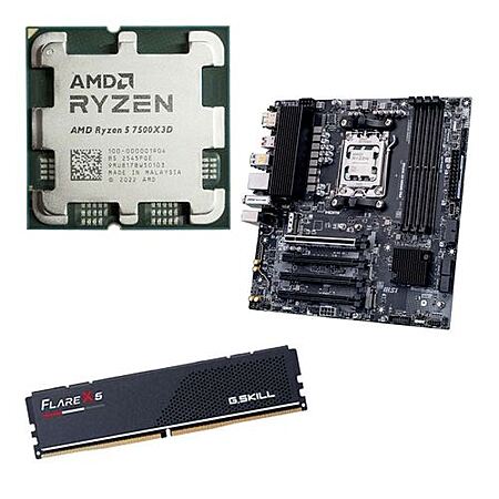 AMD Ryzen 5 7500X3D, MSI B850M-VC Pro WiFi AM5, G.Skill Flare X5 Series 16GB DDR5-6000, Computer Build Bundle $299.99