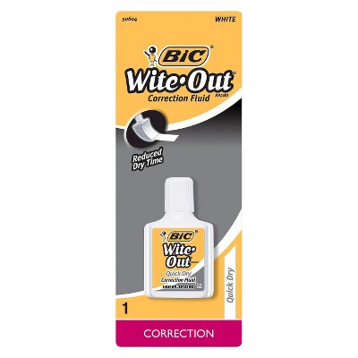 Target Circle In-Store: 4ct BIC Brite Liner Multicolor Ink Highlighter for $0.77, 0.7oz BIC Wite-Out Plus Correction Fluid for $0.14