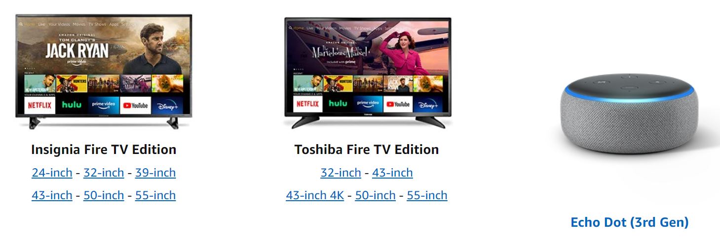 Buy Any Insignia Or Toshiba Fire Tv Edition Smart Tv Get Free