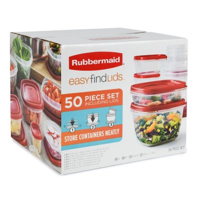 Sam's Club Members: Rubbermaid 50-Piece Easy Find Lids Food Storage Set - $15.98 + Free Shipping
