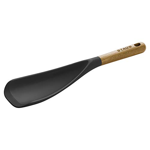 Staub serving spoon large silicone with acacia wooden handle  Amazon f/s with prime $14.40