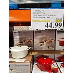 Costco warehouse Tramontina 2pk enamel cast iron Dutch Ovens 3.5 qt + 5.5 qt $44.99 after instant savings YMMV Bay Area