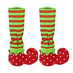 upto 60% OFF  NOW - Pair of Christmas Table Leg Covers Elf Elves Feet Shoes Legs Party Festival Decorations christmas gift $1.59