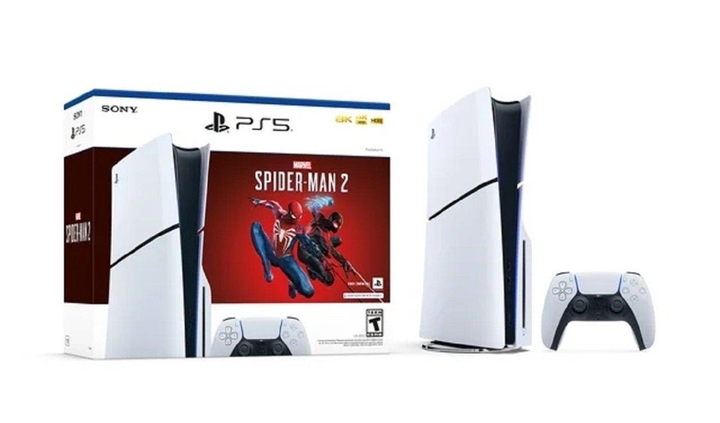 Sony PlayStation 5 Slim Console Disc, Marvel Spider-Man 2 Edition - $424.99 & PS 5 Slim Spider-Man 2 Digital Console for $374.99 (Puchase online, pickup in-store).