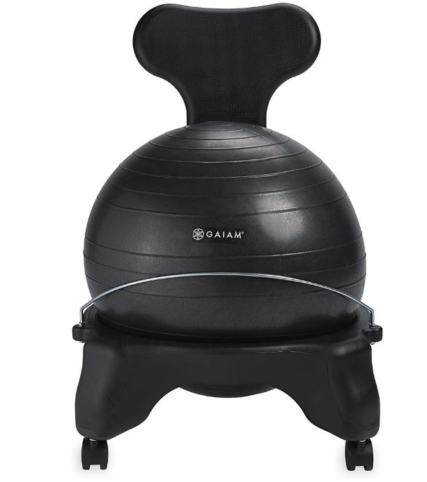 Gaiam Classic Yoga Ball Premium Ergonomic Chair $28.51