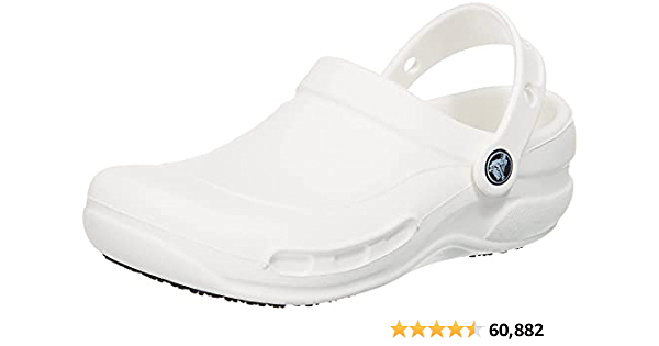 Crocs Unisex-Adult Men's and Women's Bistro Clog | Slip Resistant Work Shoes - $19.19