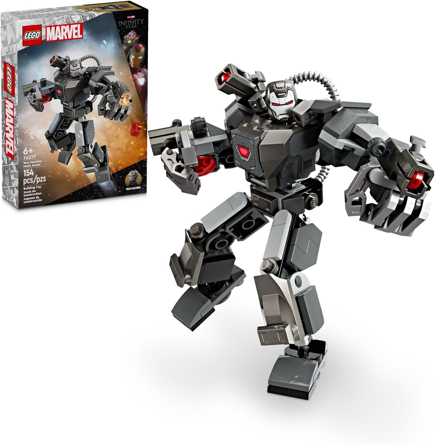 LEGO Marvel War Machine Mech Armor, Buildable Marvel Action Figure Toy $11.99