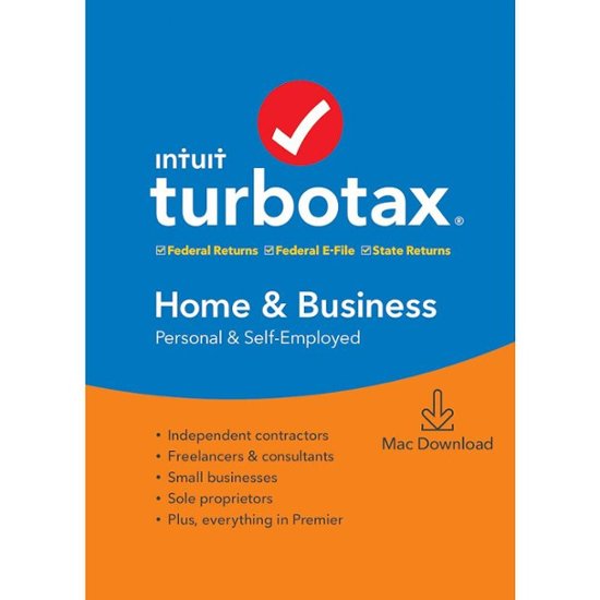 Turbotax Home And Business State 2019 Digital Download Mac 20 19 Best Buy