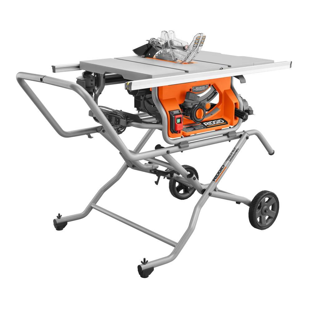 RIDGID R4514 10 in. Pro Jobsite Table Saw with Stand $399 @ HomeDepot $399.99
