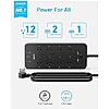 Anker 15-in-1 Surge Protector Power Strip w/ 5' Cord (12x AC, 1x USB-C, 2x USB-A) $24