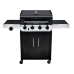 CHAR-BROIL 4 BURNER GAS GRILL - ALL BLACK - $99 or Lower - B&amp;M Only - Clearance Availability May Vary