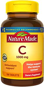 Nature Made, Vitamin C 1000 mg, 100 Tablets $8.89