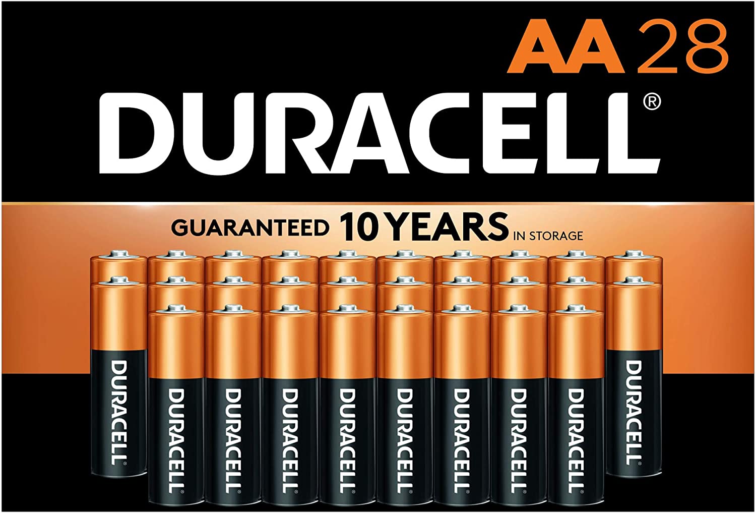 Amazon Warehouse - New Duracell - CopperTop AA Alkaline Batteries 28 Count $11.25