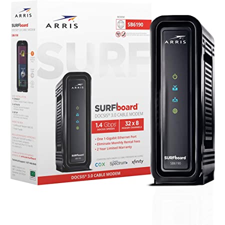 Used Good ARRIS SURFboard SB6190 DOCSIS 3.0 Cable Modem $39