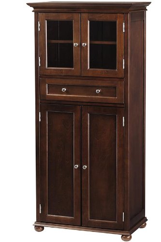 Home Decorators Collection Hampton Bay 1 Drawer Tall Bath Cabinet