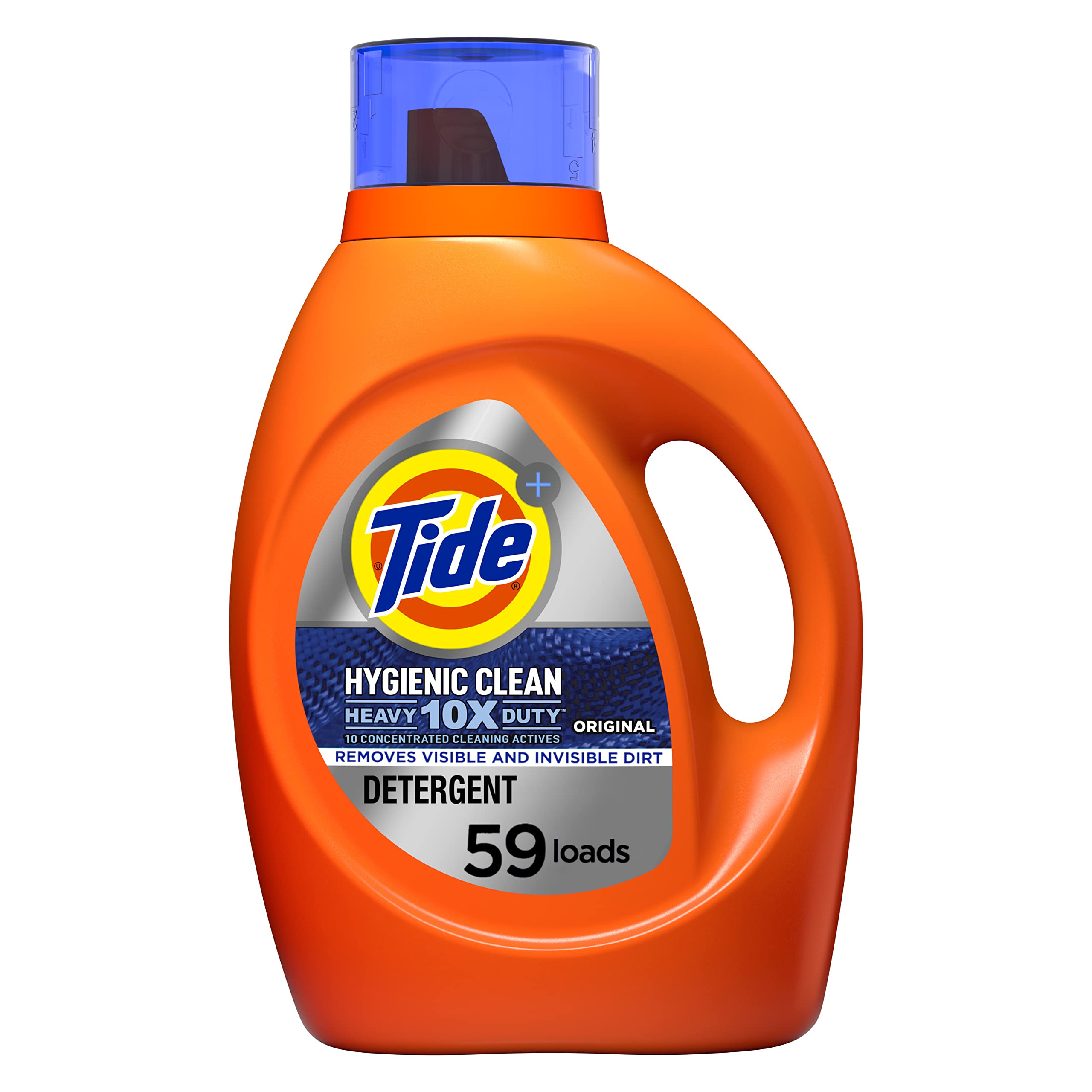 92 oz, 59 loads, Tide Hygienic Clean Heavy 10X Duty Laundry Detergent, He, 4 for $36 after $10 coupons and 5% S&S $35.56