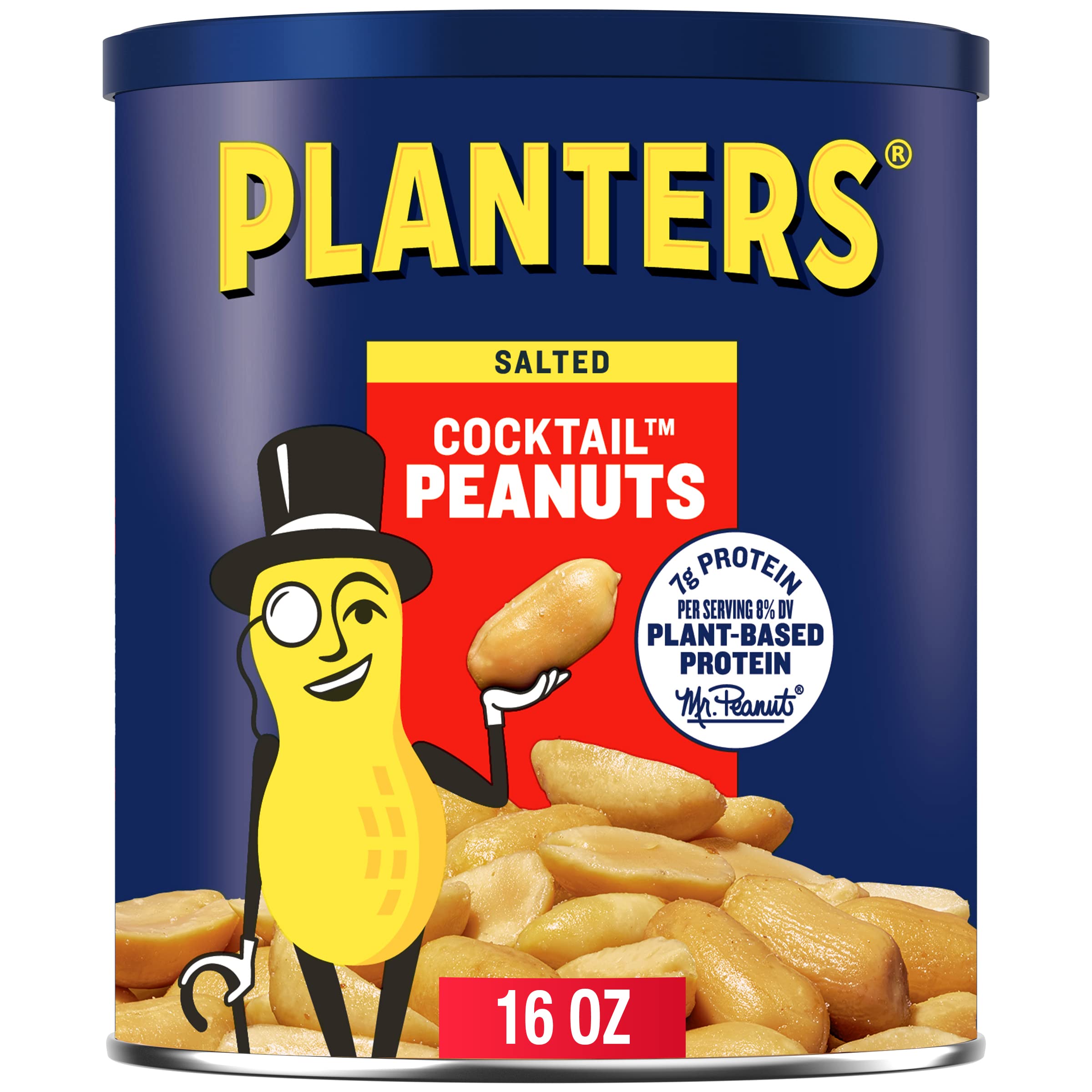 16oz Planters Salted Cocktail Peanuts for $1.69 - 1.89 w/ S&S +FS w/Prime or on $35+ $1.89