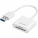MicroSD Card Reader, USB 3.0 Dual Slots TF SDXC SDHC MMC SD Micro SDXC MicroSDHC Support UHS-I for Windows Mac Linux Reads 2 Cards Simultaneously $2.99 @ Amazon