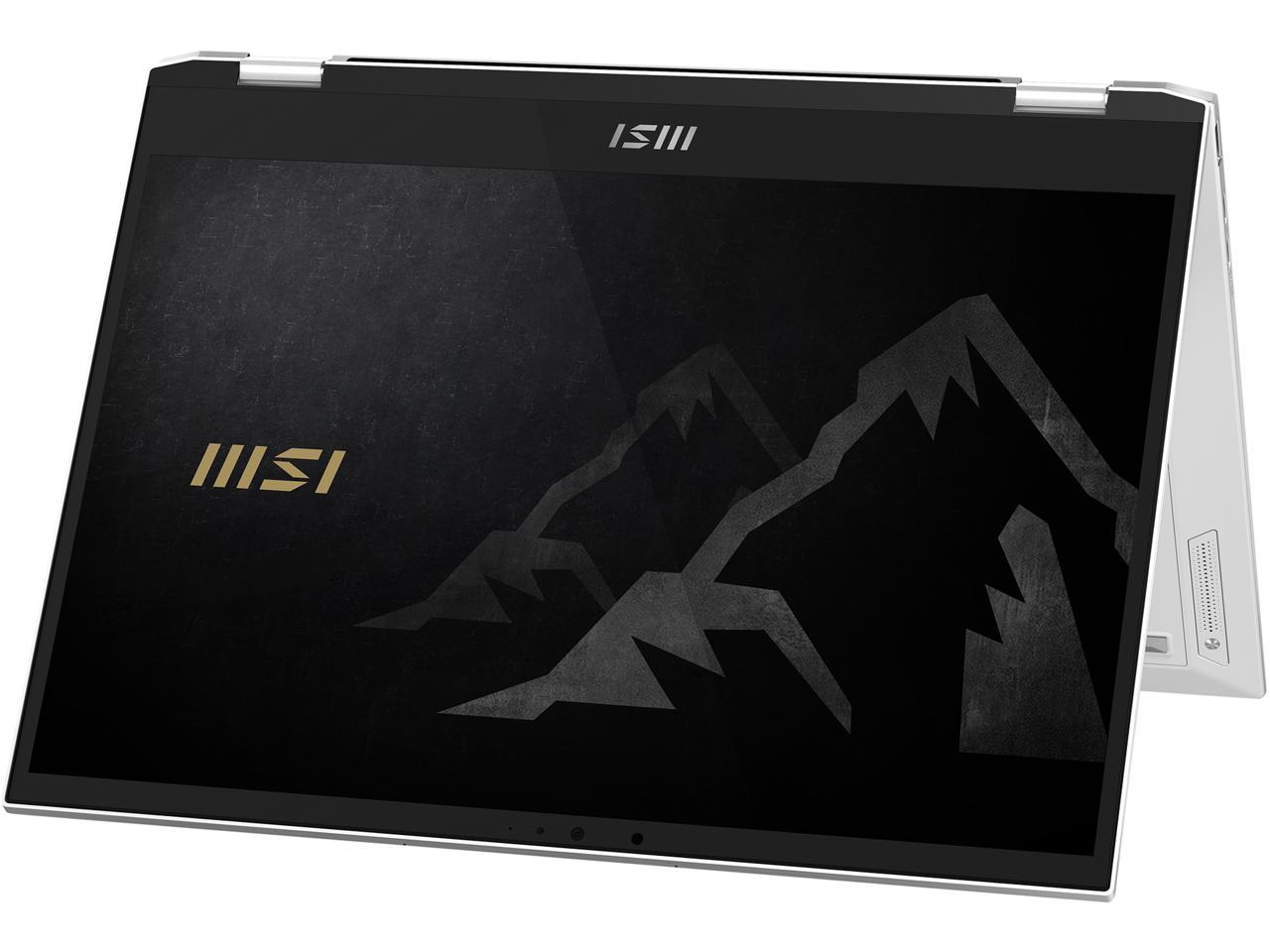 MSI SUMMIT E13FLIP EVO 13.4" FHD+ TOUCH 2-in-1 Ultra Thin and Light Professional Laptop Intel Core i7-1185G7 IRIS Xe 32 GB DDR4 1 TB NVMe SSD Win10 PRO with MSI Pen/Sleeve $1399