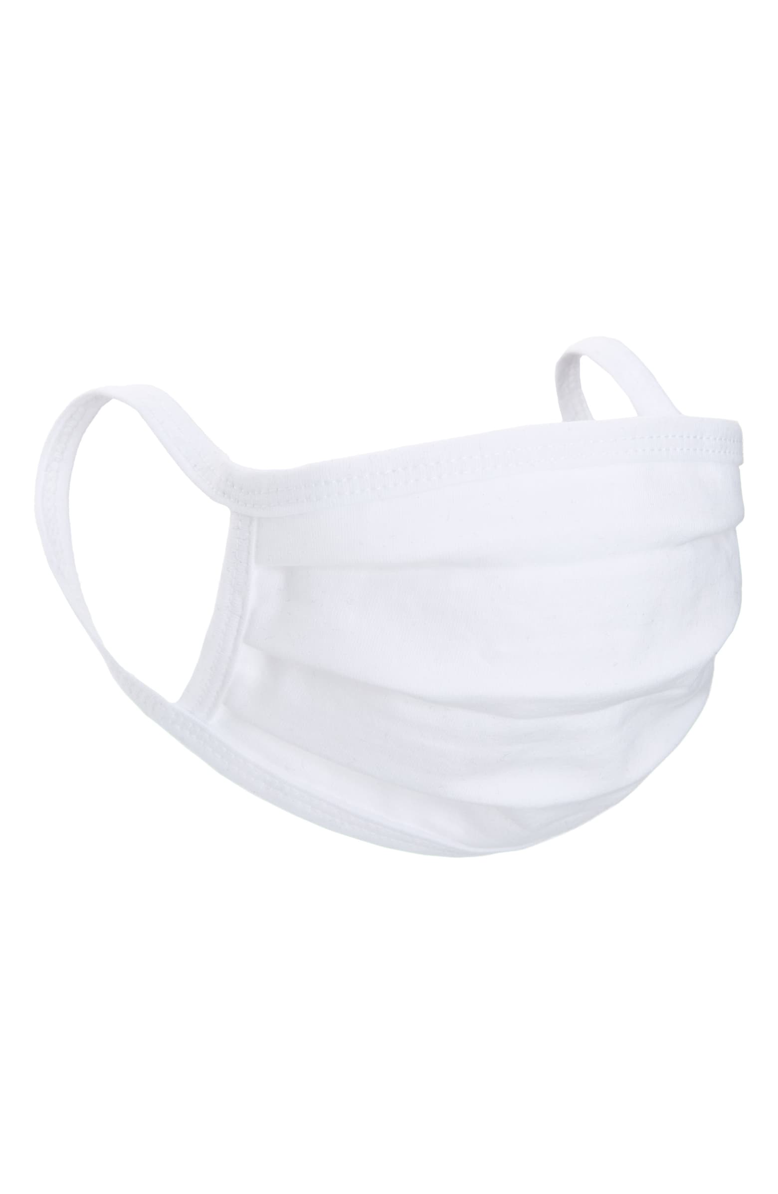 6-Pack Pleated Cotton Washable Adult Face Masks $24 FS NORDSTROM