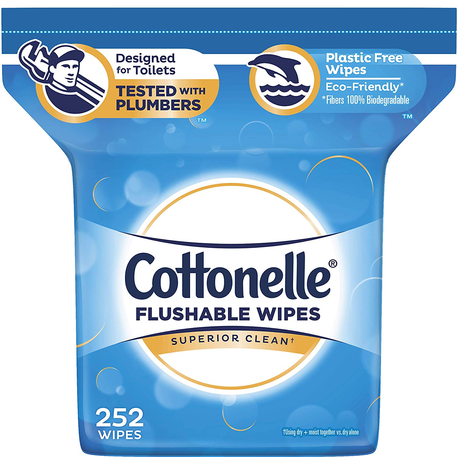 252 Count Cottonelle FreshCare Flushable Wipes (Alcohol Free) $4.75 after S&S