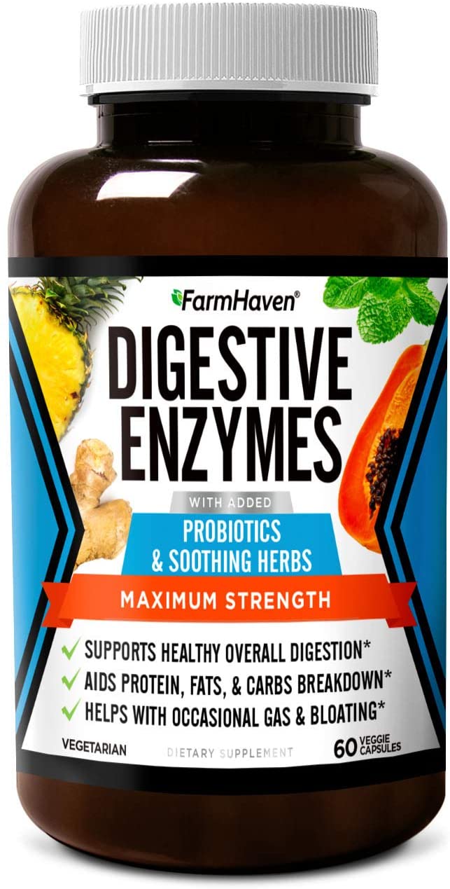 Digestive Enzymes with 18 Probiotics & Herbs $10.39 @ Amazon