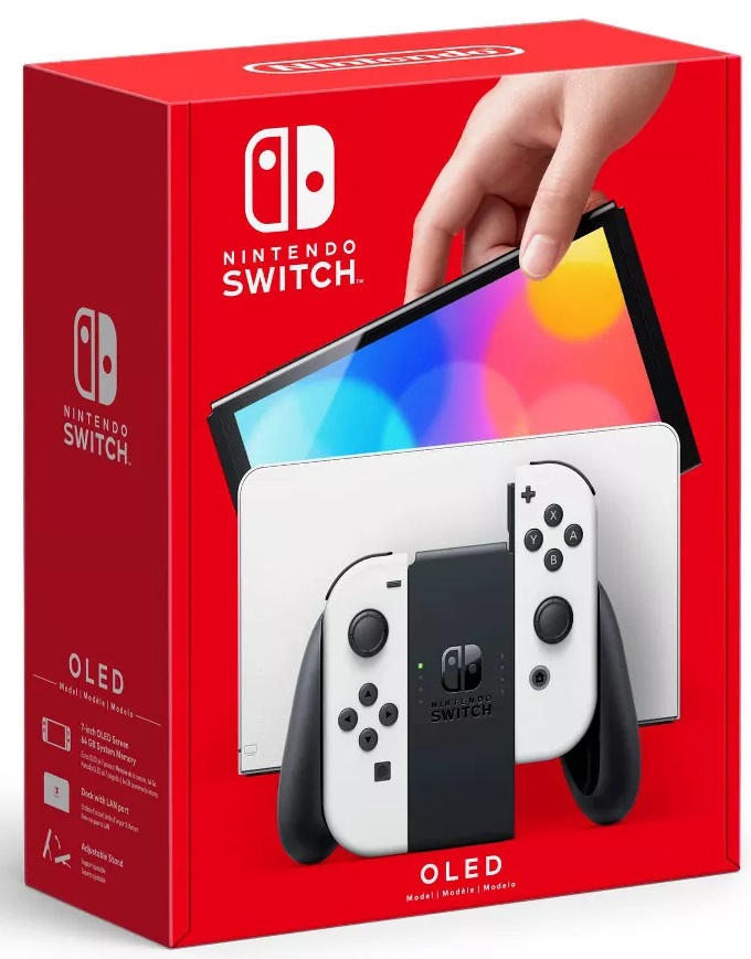 Nintendo Switch - OLED Model with White Joy-Con $349.99