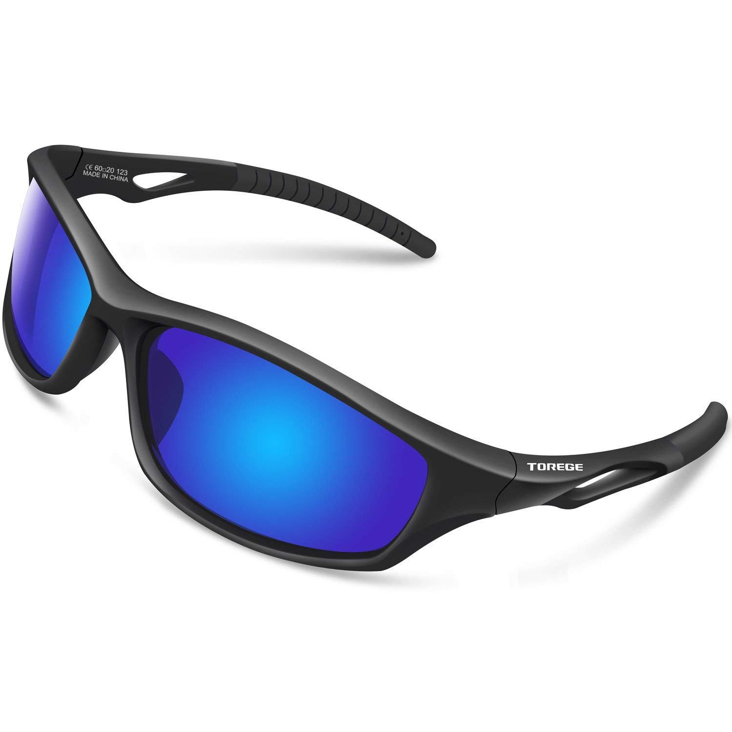 Torege Polarized Sports Sunglasses Unbreakable Frame For Men Women
