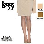 12 Pairs - L'eggs Everyday Collection Control Top Pantyhose Hosiery (Suntan) $11.99 f/s