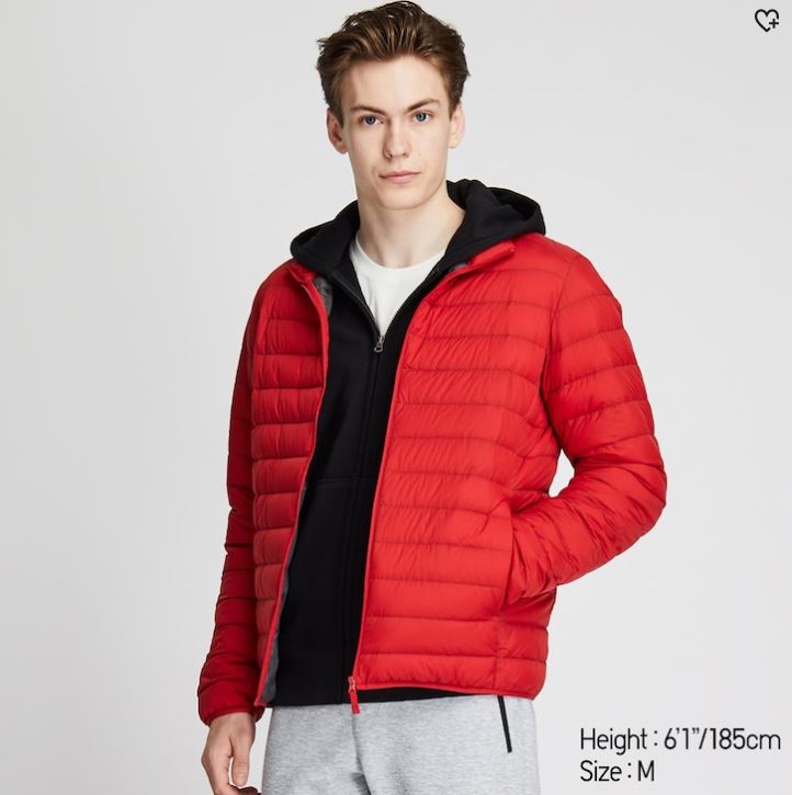 Uniqlo Men Ultra Light Down Jacket Red Only Free Shipping 39 9 Slickdeals Net