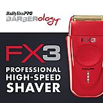 BaBylissPRO FX3 Professional High-Torque Shaver in RED - $55