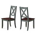 Better Homes &amp; Gardens Maddox Dining Chairs (Set of 2 - Seafom Finish Only) $69