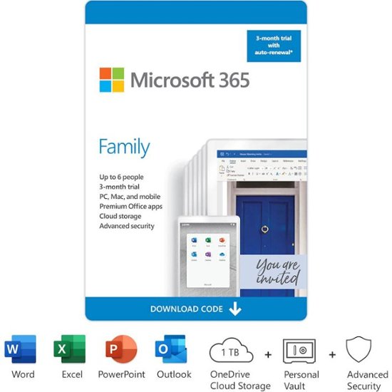 3-Months Microsoft Office 365 Personal or Family Trial