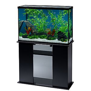 45-Gallon Marineland Simple Modern LED Aquarium & Stand Ensemble