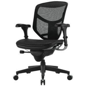 WorkPro Quantum 9000 Series Ergonomic Mesh Mid Back Chair Black