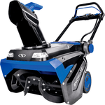 Snow Joe 24V Single Stage Cordless Brushless Electric Snow Blower (4x12.0 Ah Batteries and 2 Chargers) Black and Blue 24V-X4-SB21 - Best Buy $300