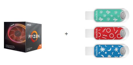 Amd Ryzen 7 3700x 8 Core 16 Thread 4 4 Ghz Am4 Processor With Free 3x 32