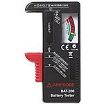 Amprobe BAT-200 Battery Tester $5.95 after clipping coupon +free Prime shipping