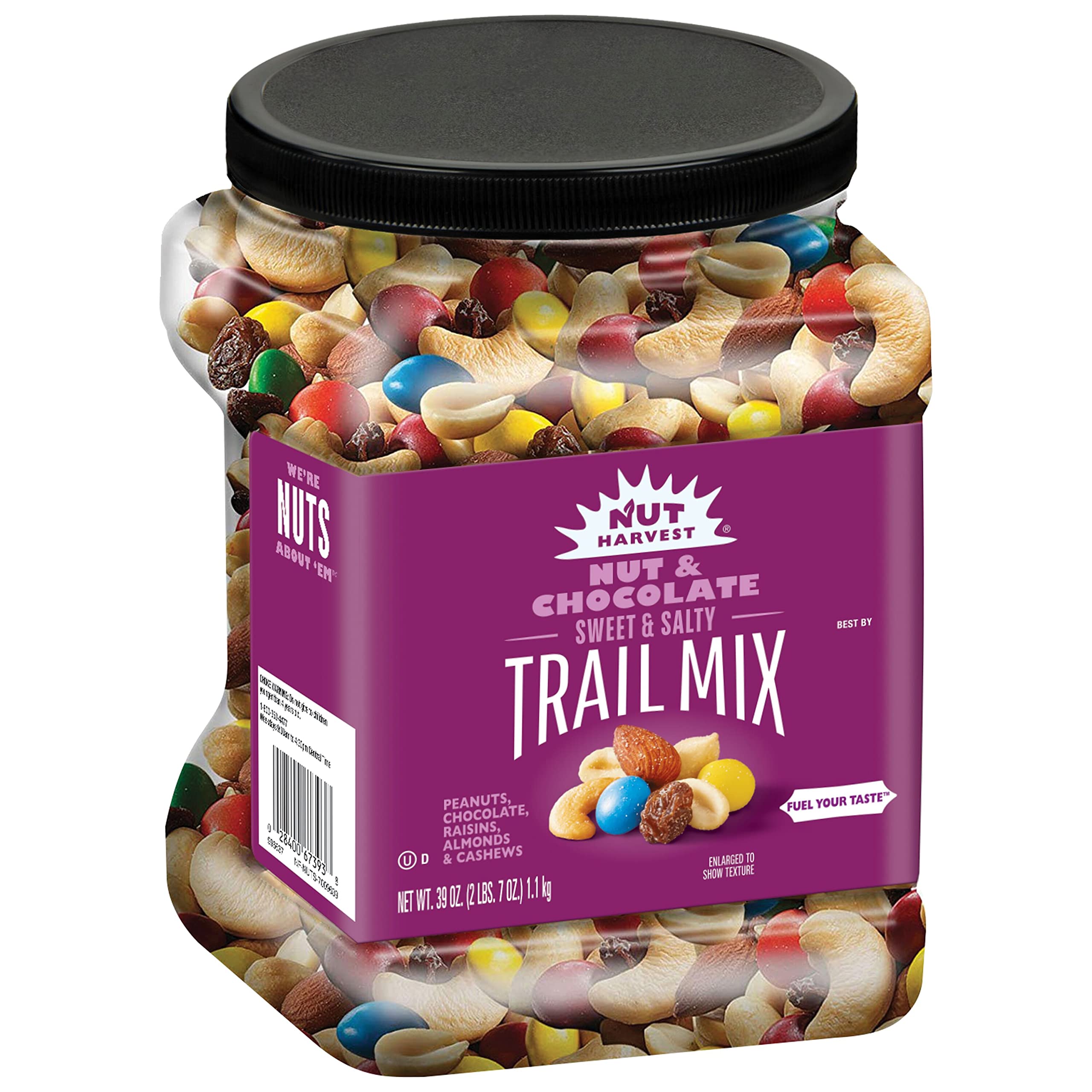 Nut Harvest Nut & Chocolate Mix, 39 Ounce Jar - $13.63 at Amazon