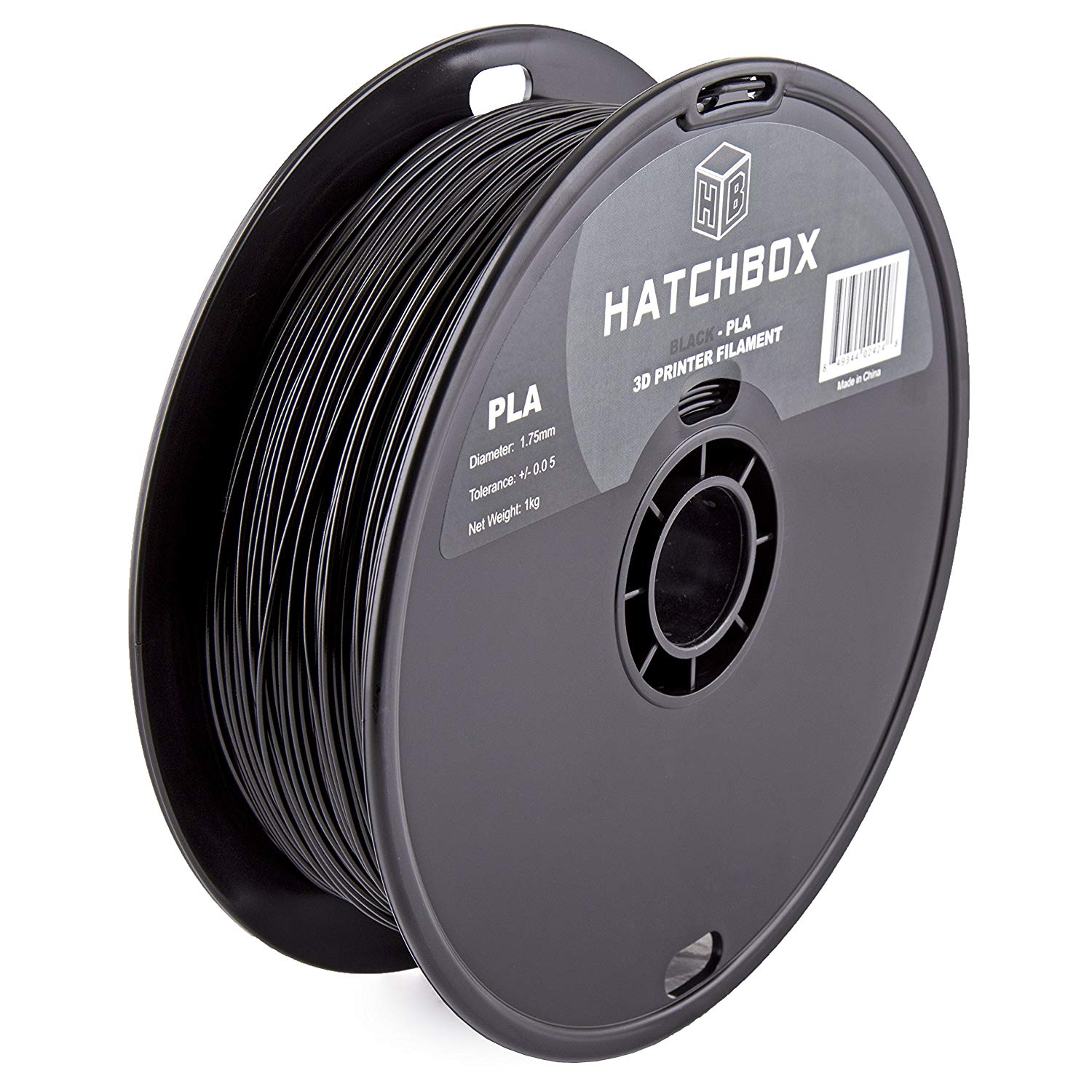 Hatchbox PLA Filament Black at Amazon 17.59 $17.59