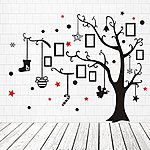 Newisland® Frame Tree Decal Removable Wall Sticker Baby Nursery Decor Wall Decals(Large Left, Black&amp;Red) $9.50AC - Amazon -