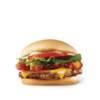 Wendy's Jr. Bacon Cheeseburger $.01 with any Purchase in App Wed., 5/28 - 6/1/2025, Stackable with Son of Baconator for $3.01