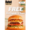 Habit Burger &amp;amp; Grill: Free Teryaki Char Burger with $8 Purchase through Dec. 9, 2025