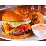 Fleming's Steakhouse - Prime Bacon Cheeseburger &amp; Fries or Onion Rings for $6 (&amp; other specials) in Bar All Night through July 7, 2014